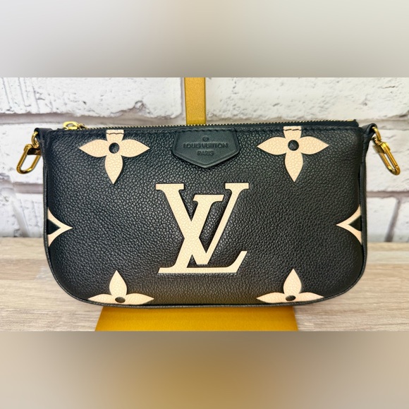 Louis Vuitton Multi Pochette Bicolor Leather Shoulder Crossbody Bag - Picture 9 of 16